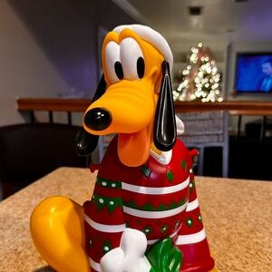 Disneyland Pluto Christmas Popcorn Bucket